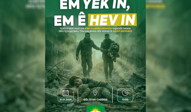 HÜDA PAR’dan Batman'da Basın Açıklaması Çağrısı: Roj roja xîretê ye