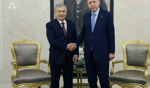 Özbekistan Cumhurbaşkanı Mirziyoyev Ankara’da