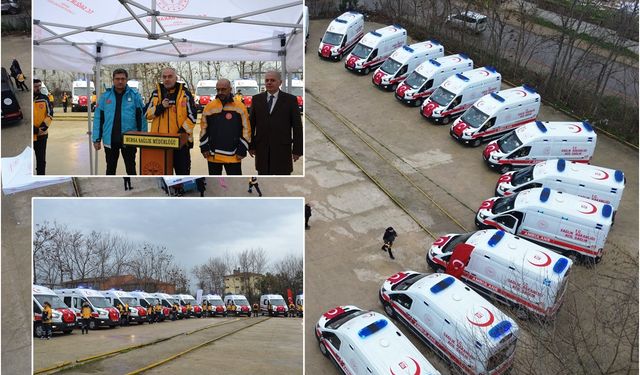 Sağlık Bakanlığı'ndan Bursa'ya 17 yeni ambulans