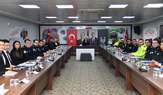 Şanlıurfa’da güvenlik ve asayiş değerlendirme toplantısı yapıldı