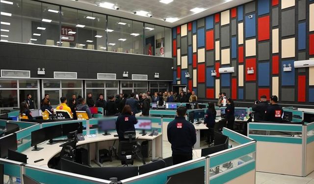 Şırnak'ta 112 çağrı merkezi 2025 yılında 549 bin çağrı aldı