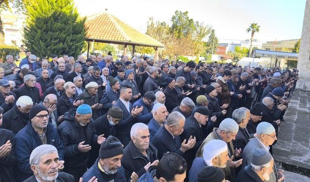 Tarsus’ta Filistin şehitleri için gıyabi cenaze namazı 
