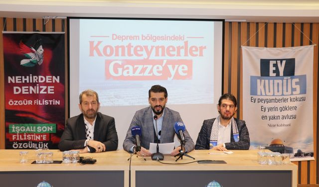 Türkiye’nin konteynerleri Gazze’de çocuklara sıcak yuva olsun çağrısı