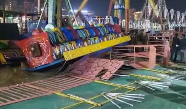 Hindistan'da lunapark kazası: 1 ölü, 13 yaralı