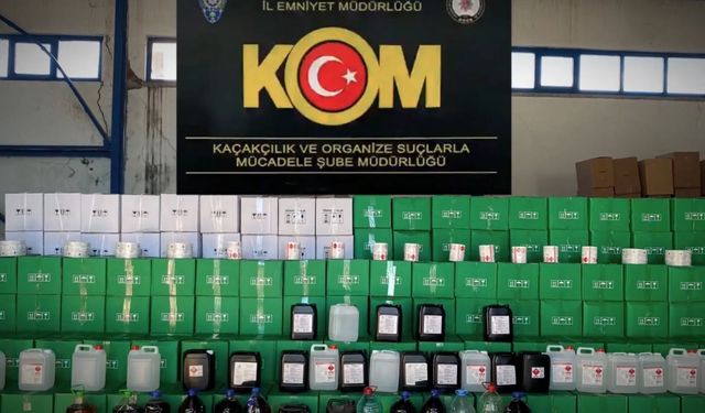 Mersin’de içki operasyonu: Bir şüpheli tutuklandı