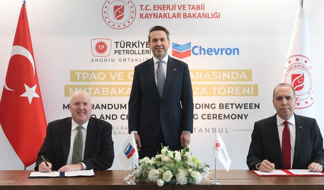 TPAO ile Chevron arasında enerji alanında iş birliği mutabakatı