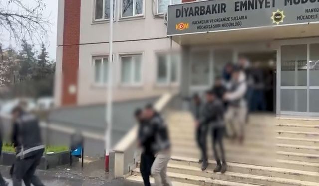 Diyarbakır’da organize suç örgütüne operasyon: 10 tutuklama