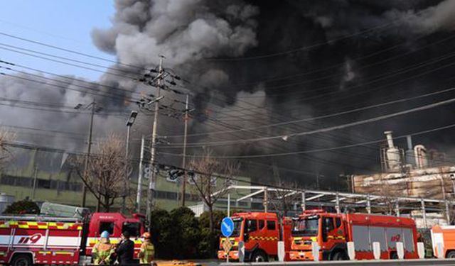 Güney Kore'de fabrikada yangın: 11 ölü, 59 yaralı