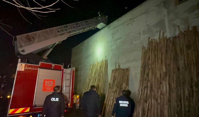 Suçüstü yakalanan hırsızlar çatıya kaçtı