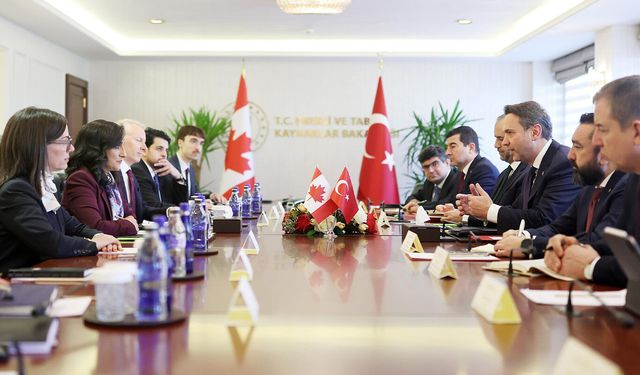 Türkiye-Kanada enerji iş birliği görüşmesi