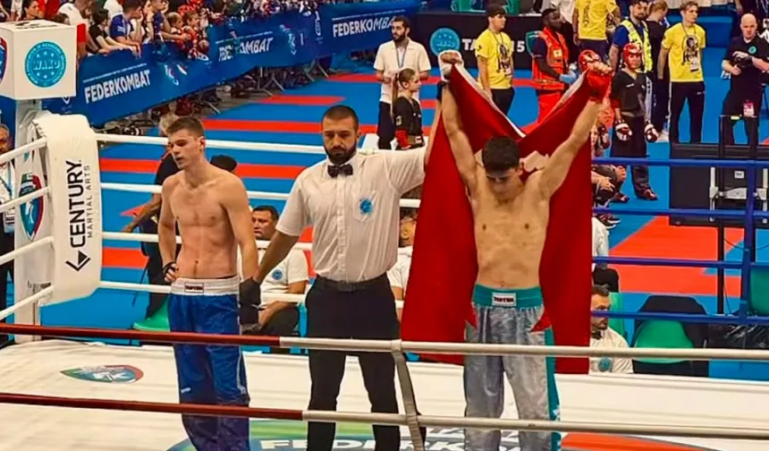 Avrupa Kick Boks'ta Konya Meram rüzgarı