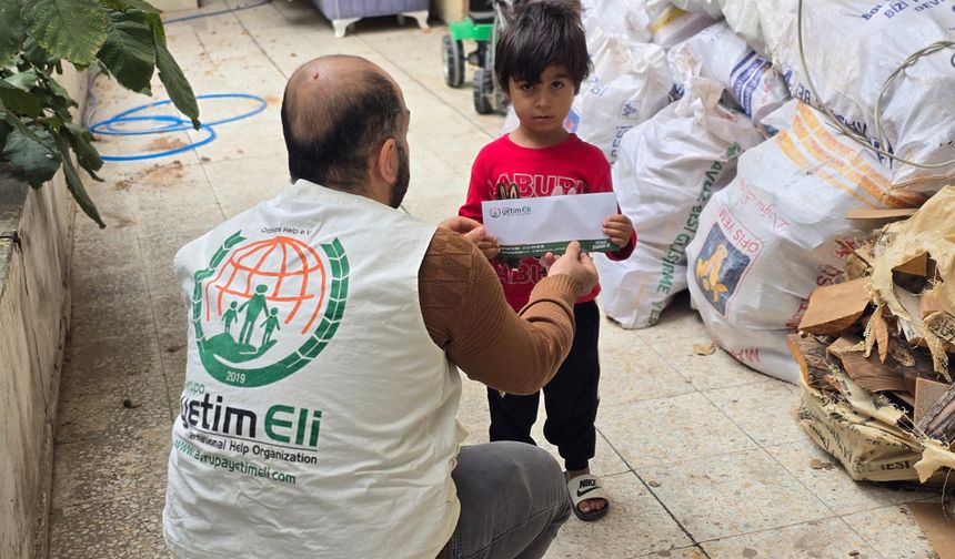 Avrupa Yetim Eli Kahramanmaraş’ta yetim ve ihtiyaç sahibi ailelere nakdi yardımda bulundu