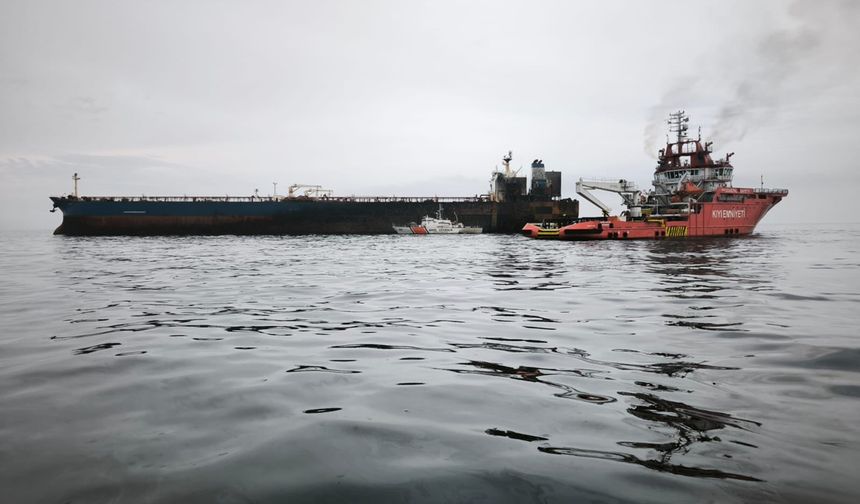 Karadeniz açıklarındaki KAIROS gemisinde yangın söndürüldü