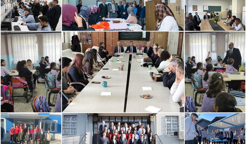 MEB birim amirleri, Zonguldak ve ilçelerinde saha ziyaretlerinde bulundu