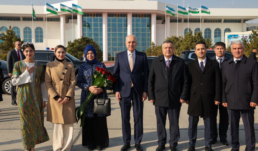 TBMM Başkanı Kurtulmuş, resmi temaslar için Özbekistan’da