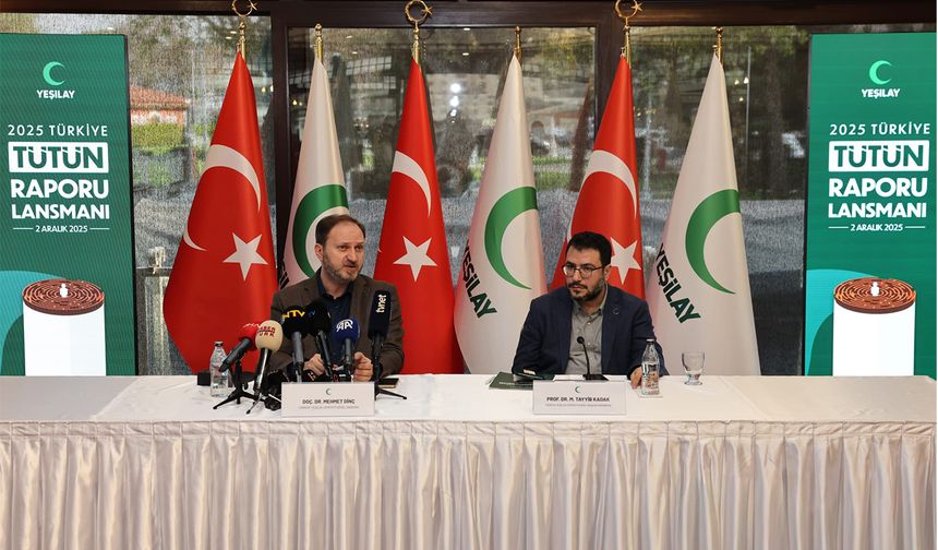 Yeşilay'dan tütün raporu: Bu tablo ne kabul edilebilir ne de görmezden gelinebilir