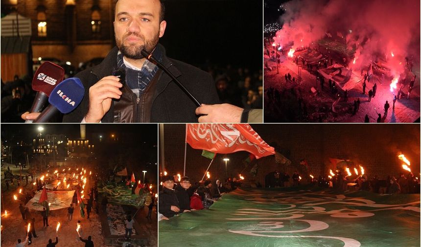 Dünya Kudüs Haftası'nda Diyarbakır'da "Gençlik Gazze ile Birlikte" etkinliği düzenlendi