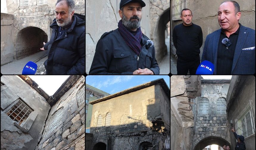 Şırnak Cizre'deki 200 yıllık tarihi yapı yıkılmak üzere