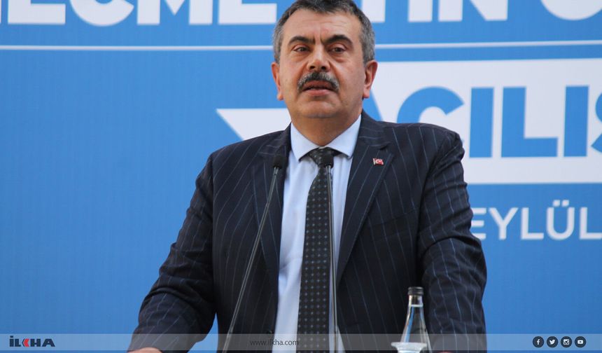 Bakan Tekin: Deprem bölgesinde eğitim altyapısı yeniden inşa ediliyor