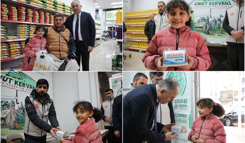 Biriktirdiği harçlığını Gazze'ye bağışladı